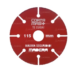 Disco De Corte 115mm Para Madera Smil Bosch Amoladora