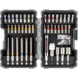 Set 43 Piezas De Puntas De Atornillador Bosch Estuche Acerix