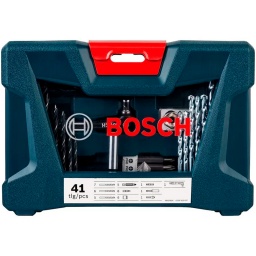 SET MECHAS  Y PUNTAS BOSCH 41 PIEZAS EN MALETIN