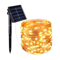 GUIRNALDA LED SOLAR TIPO LUCIERNAGA 3000K