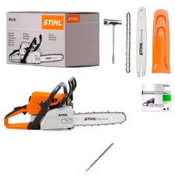 Motosierra Stihl Nafta Vaina 40cm 35.2cc Ms210 + Regalo