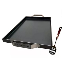 PLANCHA CHAPA CHIVITERA GRILL DE HIERRO 2 HORNALLAS 46X29CM