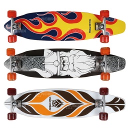 LONGBOARD SKATE MOR ROW MOARI TRUCK ALUMINIO RUEDAS PU