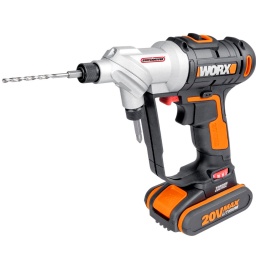 TALADRO ATORNILLADOR 2 EN 1 WORX DOBLE CABEZAL 20V 2AMP