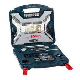 SET BOSCH PIEZAS MECHAS PUNTAS ACCESORIOS EN MALETIN 100 PIEZAS