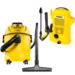COMBO KARCHER N1 ASPIRADORA WD1+ HIDROLAVADORA KARCHER K2 UNIVERSAL