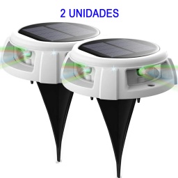 FOCO SOLAR DE PISO TIPO TORTUGA RGB