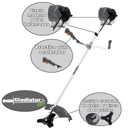 DESMALEZADORA BORDEADORA A NAFTA GLADIATOR PRO 52CC