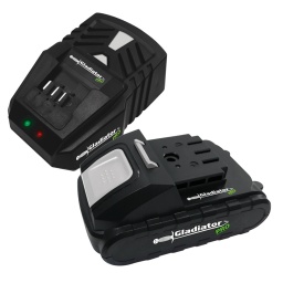 KIT CARGADOR + BATERIA 18V GLADIATOR PRO