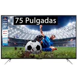 SMART TV ENXUTA 75 PULGADAS 4K UHD