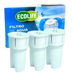 FILTROS PARA JARRA PURIFICADORA DE AGUA COLIFE X 3