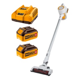 ASPIRADORA INALAMBRICA INGCO 20V +  BATERA 4 AMP + CARGADOR
