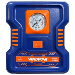 INFLADOR MINI COMPRESOR WADFOW  12V PARA AUTO