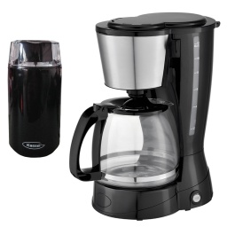 CAFETERA DE GOTEO KASSEL INOX + MOLINILLO DE CAFE Y SEMILLAS