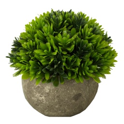 PLANTA ARTIFICIAL ARBUSTO GRUESO CON MACETA