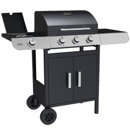 PARRILLERO PARRILLA BARBACOA KASSEL 3 QUEMADORES + HORNALLA