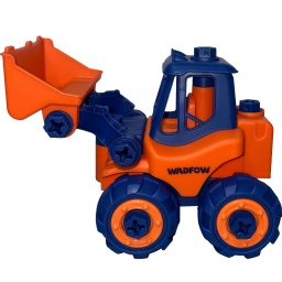 JUGUETE RETROEXCAVADORA WADFOW PALA GRANDE MAQUINA
