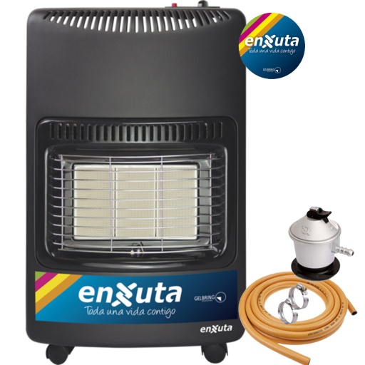 ESTUFA A SUPERGAS ENXUTA CON VALVULA DE SEGURIDAD
