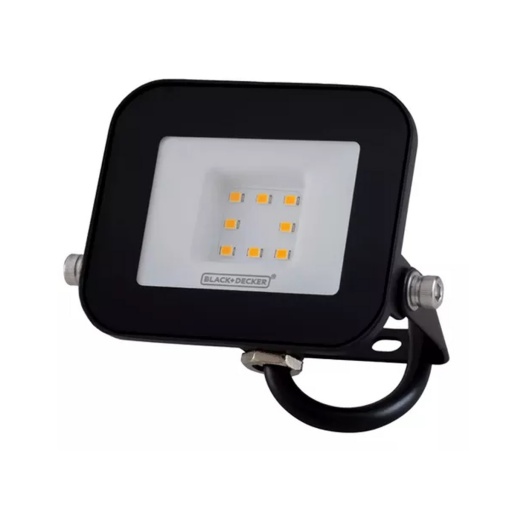 FOCO REFLECTOR LED BLACK + DECKER 10W BLANCO FRIO EXTERIOR