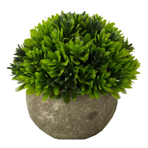 PLANTA ARTIFICIAL ARBUSTO GRUESO CON MACETA