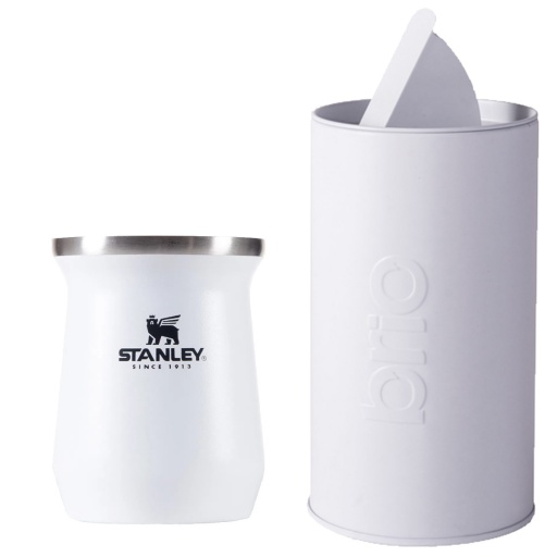 MATE STANLEY ORIGINAL + YERBERA 200 GRS METLICA CON DOSIFICADOR