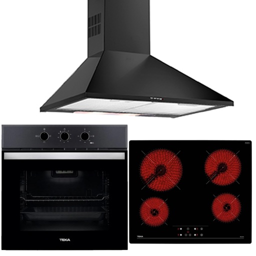 COMBO TEKA N2 HORNO+ ANAFE DE EMPOTRAR + CAMPANA