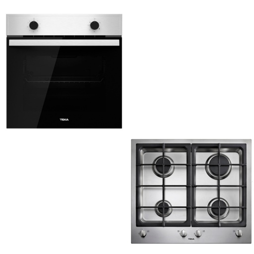 COMBO TEKA N7 HORNO DE EMPOTRAR A GAS  + ANAFE DE EMPOTRAR