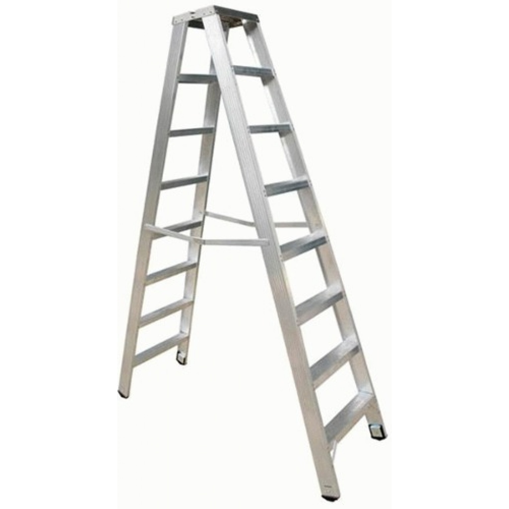 Escalera doble de aluminio