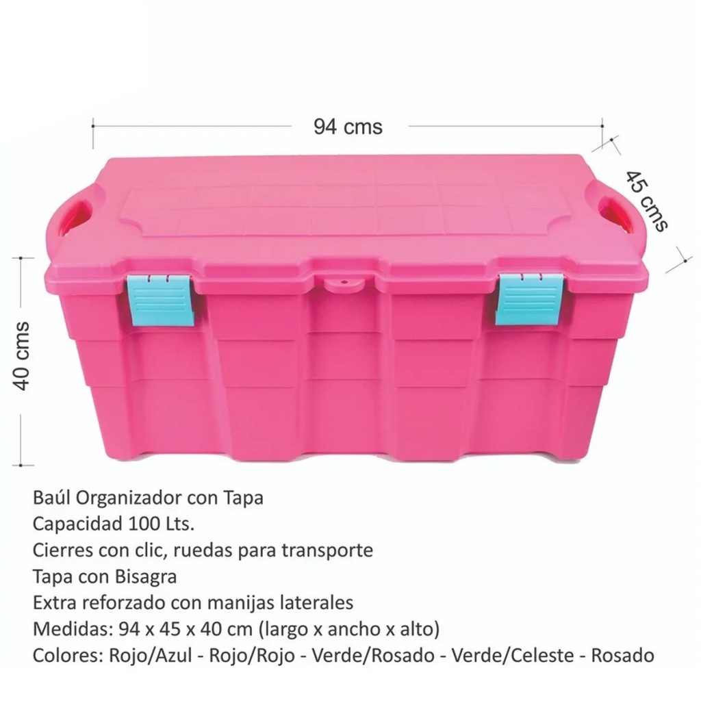 Caja Plástico Organizador Cajonera 4 Cajones Altos Gran Capacidad