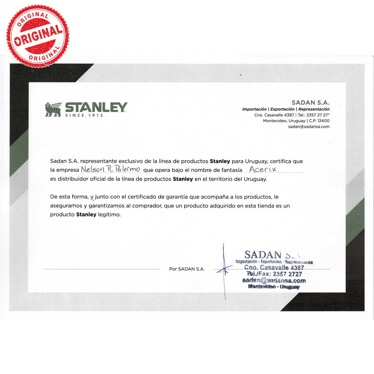 BOTELLA TERMICA CARAMAÑOLA STANLEY ORIGINAL CAMPING DEPORTES