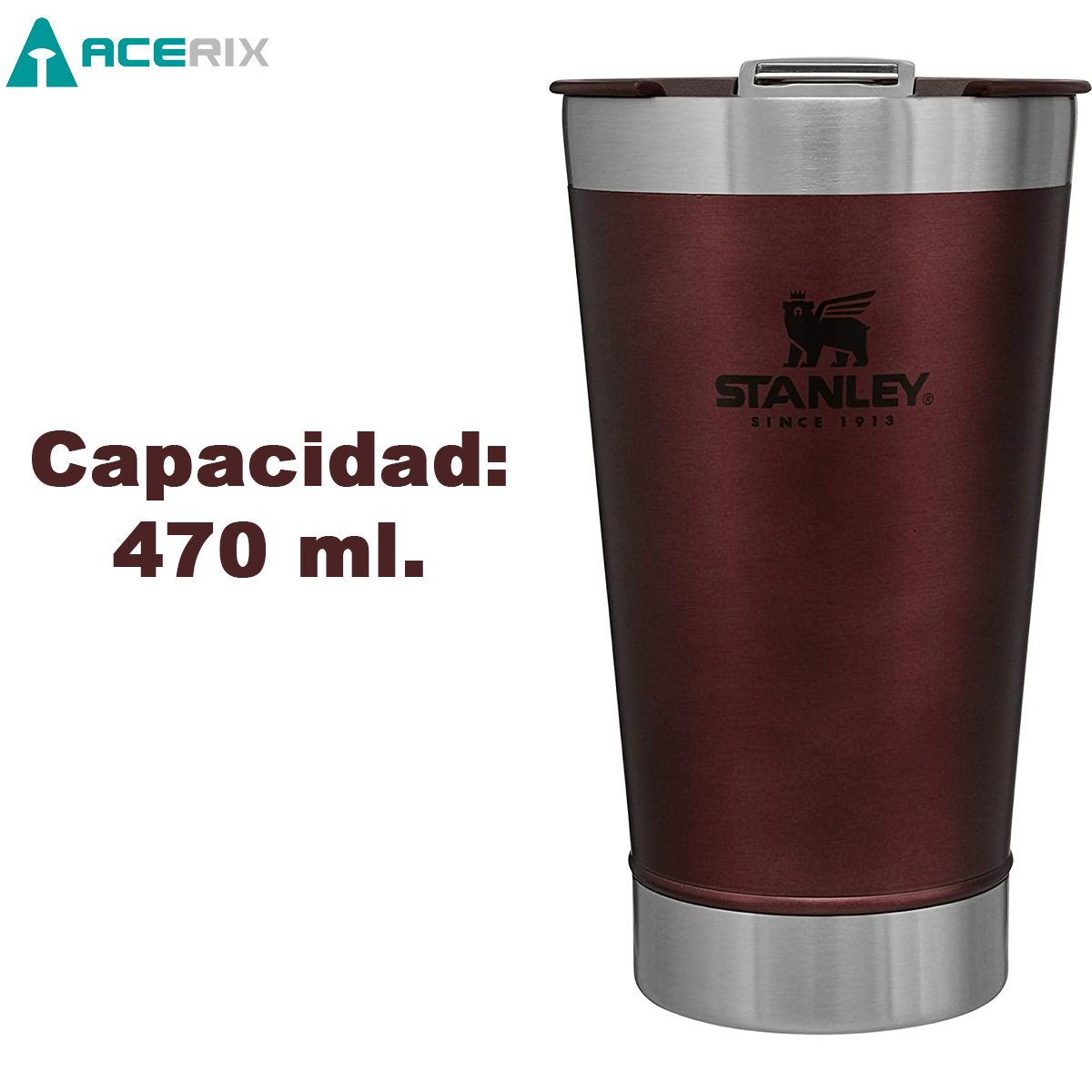 VASO STANLEY ADVENTURE 473 ML ROSADO