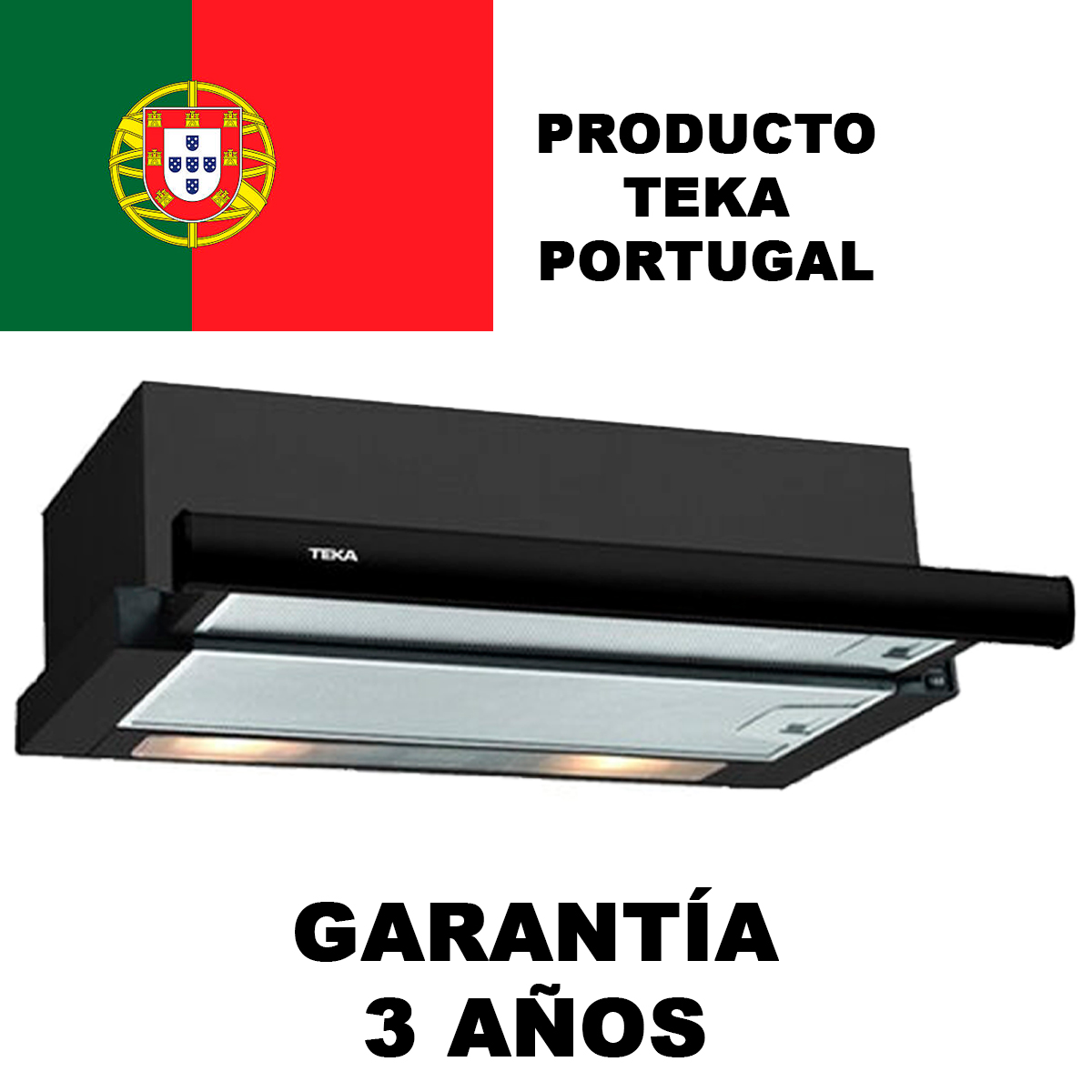 Campana convencional  Teka C 6310, 3 Velocidades, 235 m3/h