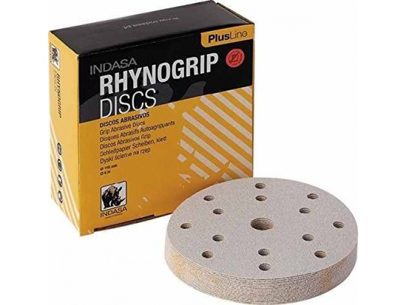 Lija Discos Indasa C/velcro 150mm 15 Agujeros 50un Acerix