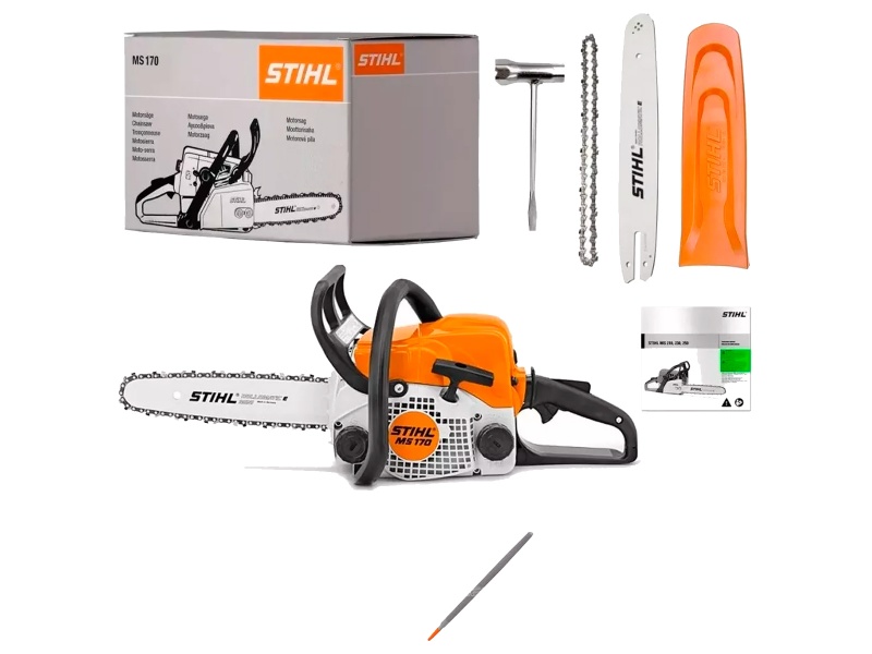 MOTOSIERRA STIHL MS170 CON VAINA Y CADENA 35 CM+ Regalo