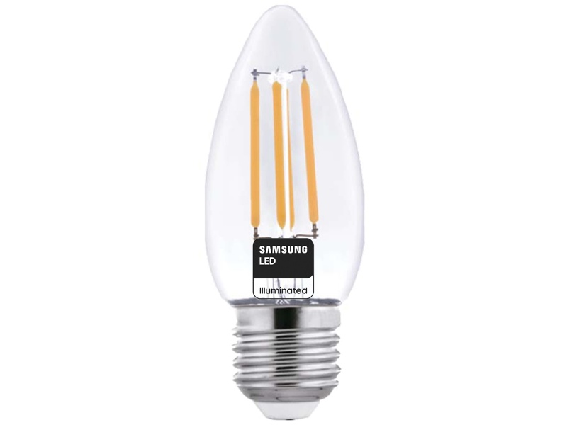 LAMPARA LED WELLMAX 4W TIPO FILAMENTO BLANCO CLIDO