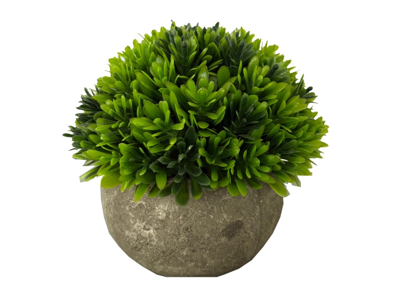 PLANTA ARTIFICIAL ARBUSTO GRUESO CON MACETA