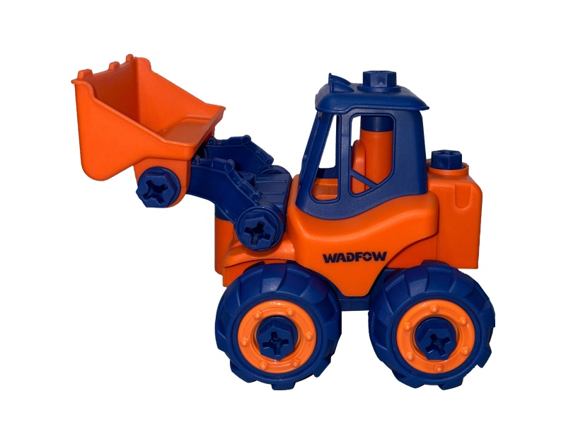 JUGUETE RETROEXCAVADORA WADFOW PALA GRANDE MAQUINA